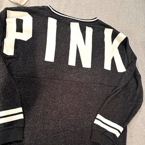Black and white Pink Victoria Secret light sweater shirt